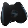 vidaXL Almohada lumbar Negro Espuma Viscoel&aacute;stica 40 x 32 x 13 cm