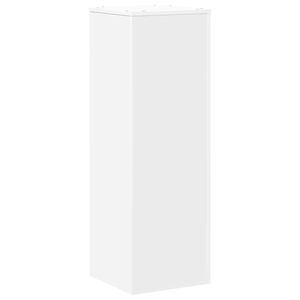 vidaXL Soportes para plantas madera de ingenier&iacute;a blanco 33x33x100 cm