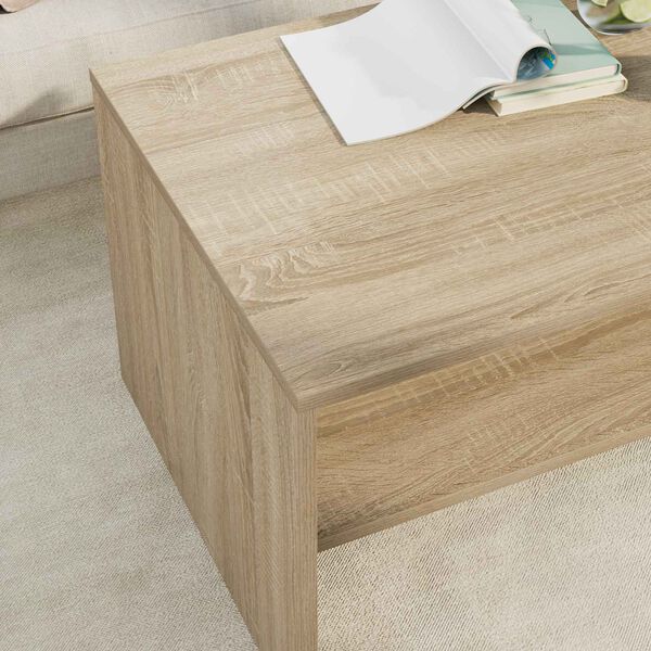 vidaXL Mesa de Caf&eacute; Roble Sonoma 80 x 50 x 40 cm Madera de ingenier&iacute;a