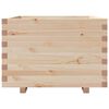 vidaXL Jardinera de madera maciza de pino 70x70x49,5 cm