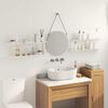 vidaXL Estante flotante 4 pcs 80 x 18 x 2,5 cm Acero
