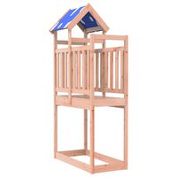 vidaXL Torre de juegos madera maciza abeto Douglas 110,5x52,5x215 cm
