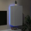 vidaXL Mueble de TV de pared con luces LED blanco 40,5x35x80 cm