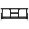 vidaXL Gabinete de TV Roble Negro 100 x 35 x 45 cm