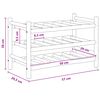 vidaXL Estante de Vino Natural 57 x 29,5 x 36 cm Bamb&uacute;