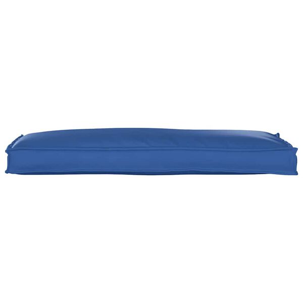 vidaXL Coj&iacute;n de pal&eacute; para banco Azul real 110 x 40 x 8 cm Tela Oxford