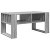 vidaXL Mesa de Caf&eacute; Gris Sonoma 92 x 49,5 x 45 cm Madera de ingenier&iacute;a