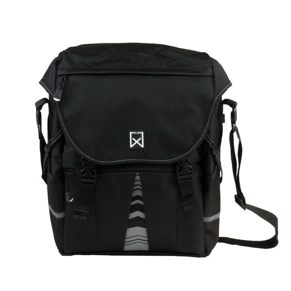 Willex Alforja para bicicleta XL 1200 25 L negro 13511