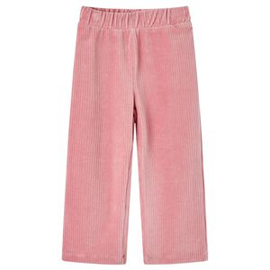 vidaXL Pantal&oacute;n infantil pana rosa claro 128