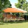vidaXL Carpa de Fiesta Naranja 292 x 580 x 315 cm Tela Oxford