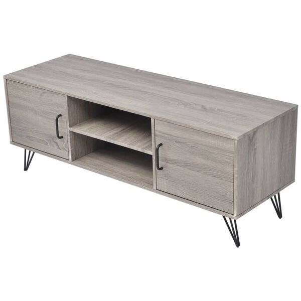 vidaXL Mueble para TV gris 120x40x45 cm