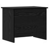 vidaXL Ba&uacute;l de almacenamiento Roble Negro 60 x 40 x 50 cm