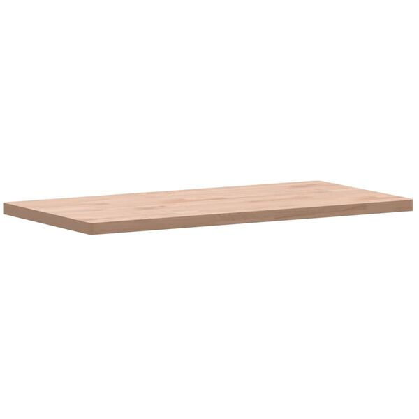 vidaXL Encimera de baño madera maciza de haya 80x40x2,5 cm