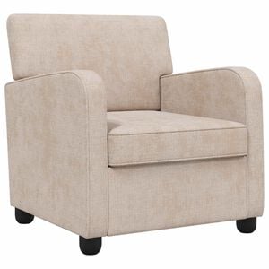 vidaXL Sill&oacute;n Beige Chenilla