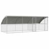 vidaXL Jaula para pollos 3 uds. Plateado 600 x 200 x 200 cm