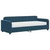 vidaXL Sof&aacute; cama con colch&oacute;n terciopelo azul 80x200 cm