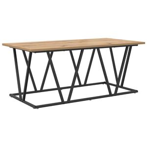 vidaXL Mesa de Caf&eacute; Roble artisan 100 x 50 x 40 cm