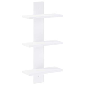 vidaXL Estante de pared Blanco 30 x 13.5 x 64.5 cm