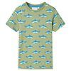 Camiseta infantil caqui claro 128