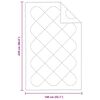 vidaXL Edredón para todas las estaciones con almohada 2 pcs Microfibra