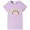 Camiseta infantil lila 140