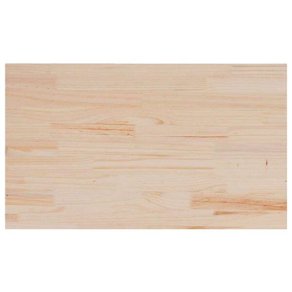 vidaXL Tablero de mesa rectangular 3 uds madera de pino 80x47x1,7 cm