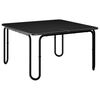 vidaXL Mesa de centro Negro 79,5 x 79,5 x 45 cm Madera de ingenier&iacute;a