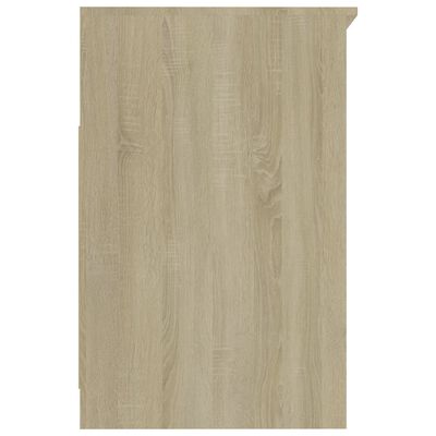 vidaXL Cajonera de madera contrachapada blanco roble Sonoma 40x50x76cm