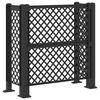 vidaXL Enrejado de cubo de basura Gris antracita 123 x 47 x 114 cm PP