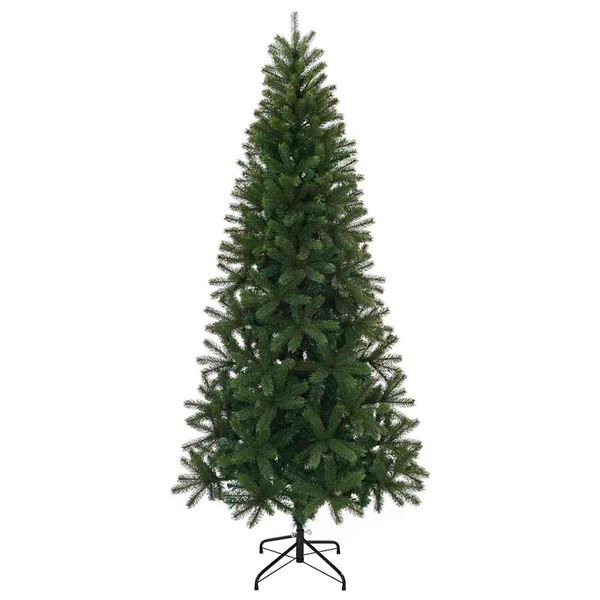 vidaXL &Aacute;rbol de Navidad artificial Verde 210 cm PVC, PE y acero