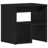 vidaXL Armario de Noche 2 pcs Roble Negro 40 x 30 x 40 cm