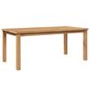 vidaXL Mesa de Caf&eacute; Marr&oacute;n 110 x 55 x 45 cm Madera de teca maciza