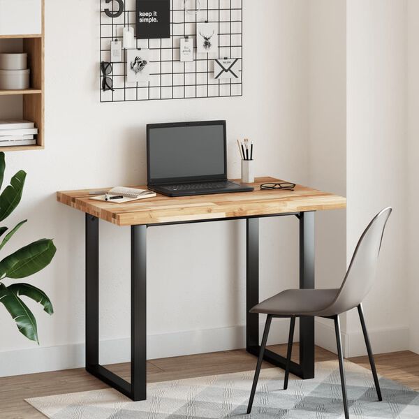 vidaXL Tablero de mesa rectangular madera maciza acacia 120x70x4 cm