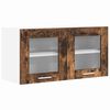 vidaXL Mueble colgante Roble Ahumado y 80 x 31 x 40 cm