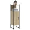 vidaXL Armario de ba&ntilde;o madera ingenier&iacute;a roble Sonoma 33x33x120,5 cm