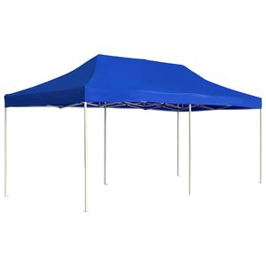 vidaXL Carpa plegable profesional de aluminio azul 6x3 m