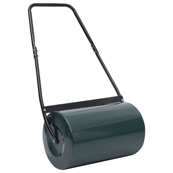 vidaXL Rodillo para césped verde y negro 63 cm 50 L