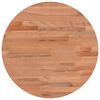 vidaXL Tablero redondo de madera maciza de haya &Oslash;40x2,5 cm