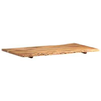 vidaXL Superficie de mesa de madera maciza de acacia 100x(50-60)x2,5 cm