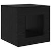 vidaXL Coffee Table Roble Negro 51.5 x 50 x 50 cm Engineered Wood
