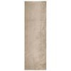 vidaXL Alfombra de pelo corto suave lavable HUARTE arena 80x250 cm