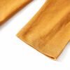 Camiseta infantil de manga larga ocre oscuro 128