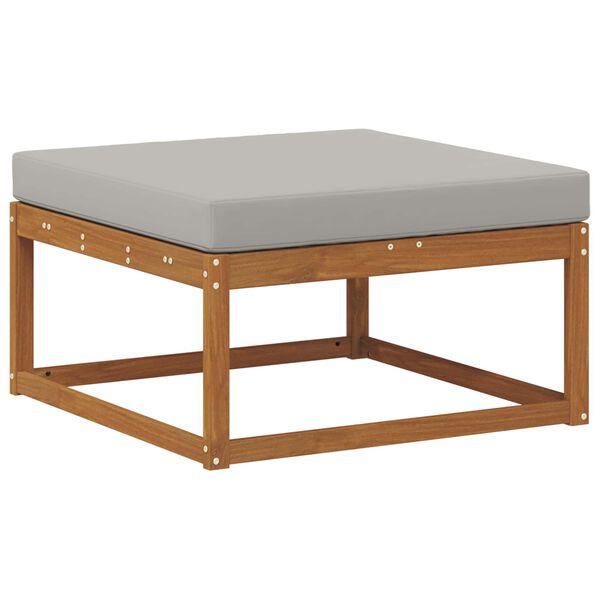 vidaXL Conjunto de sof&aacute;s de exterior 7 pcs Gris Natural y Claro