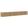vidaXL Conjunto de mueble de TV 4 uds. Roble artisan