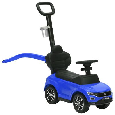 vidaXL Coche correpasillos Volkswagen T-Roc azul