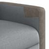 vidaXL Sill&oacute;n reclinable de tela gris claro