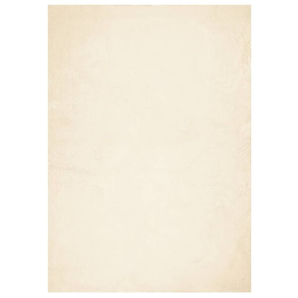 vidaXL Alfombra de pelo corto suave lavable HUARTE crema 160x230 cm