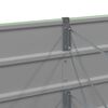 vidaXL Jardinera Verde 240 x 80 x 75 cm Acero