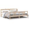 vidaXL Estructura de cama con cabecero madera maciza de pino 200x200cm