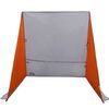 vidaXL Tienda para portón trasero Gris y naranja 190 x 150 x 185 cm